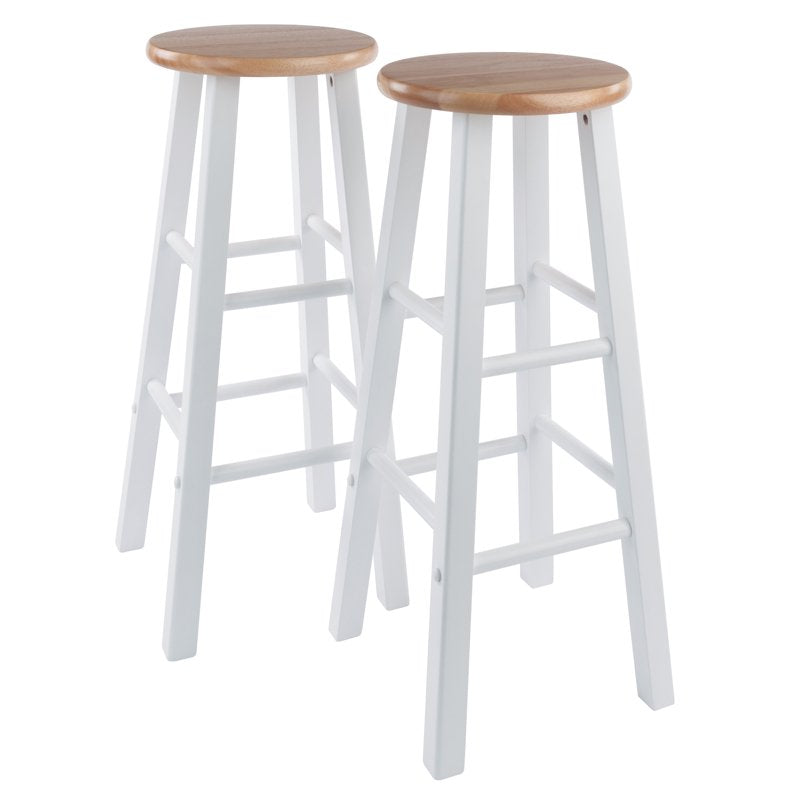 Element 2-Pc Bar Stool Set - 29" Natural Finish