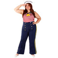 Plus Size Sailor Costume 1X for Women - Nautical Pin Up Outfit