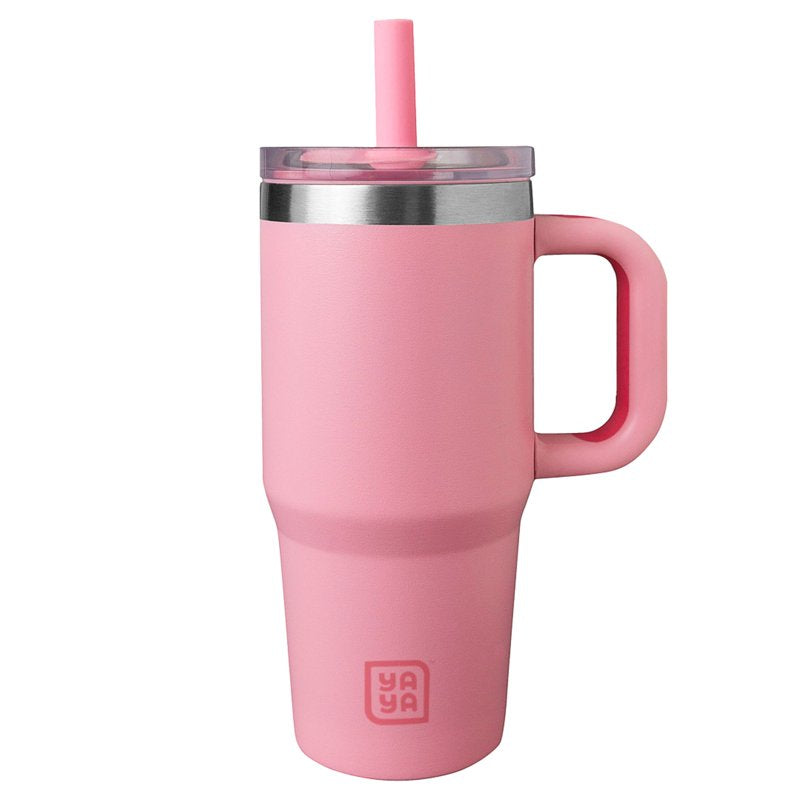 My First Travel Tumbler - Insulated Stainless Steel, 12oz, Pink