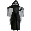 Ghost Bride Costume Dress for Women Halloween Gothic Vampire M - Black