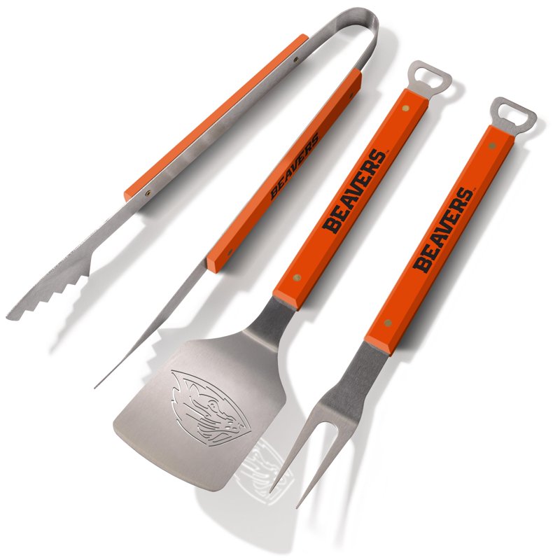 Oregon State Beavers BBQ Tool Set - 3pc Grill Accessories