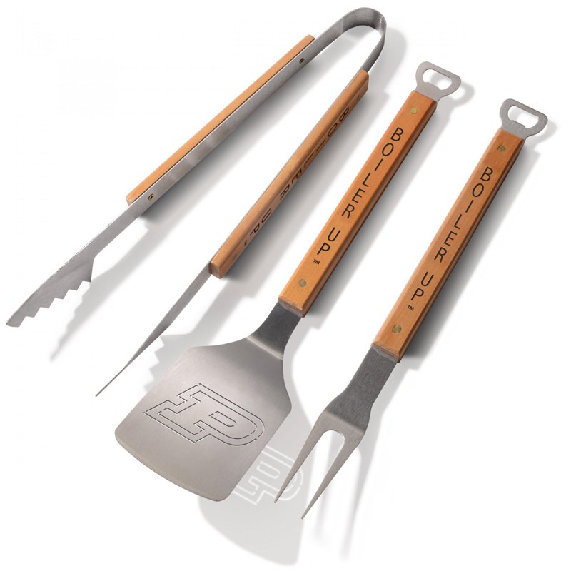 Purdue Boilermakers BBQ Tool Set - 3-Piece Multi-Color