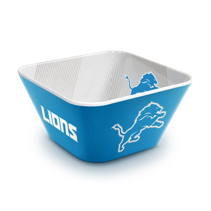 Detroit Lions Snack Bowl - Durable Melamine for Game Day