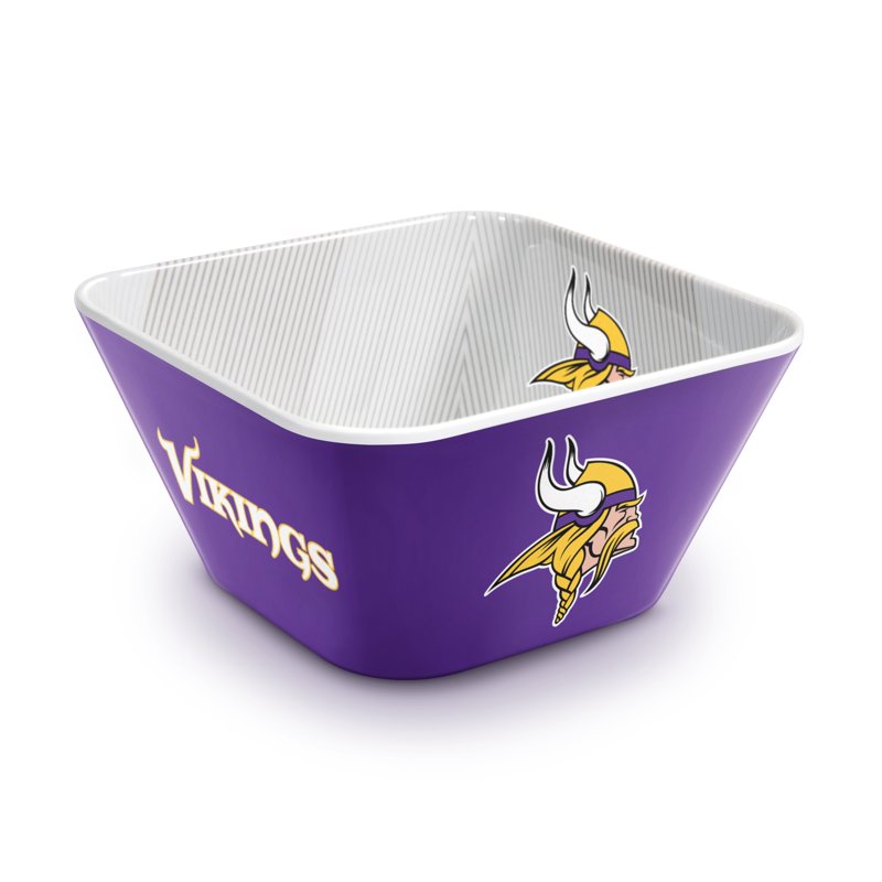Minnesota Vikings Snack Bowl - Durable Melamine for Game Day
