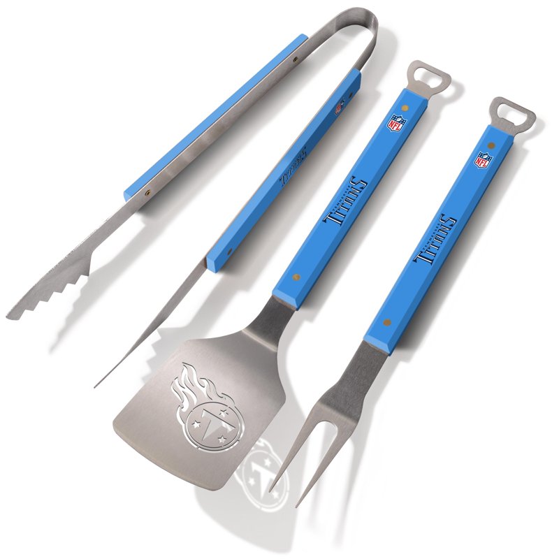 Tennessee Titans BBQ Tool Set - 3pc Grill Accessories