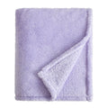 Purple Kids Faux Fur Throw Blanket - 72 x 50 Inches, Plush & Cozy, Machine Washable