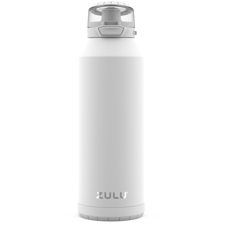 40oz Stainless Steel Water Bottle - White, BPA Free & Dishwasher Safe
