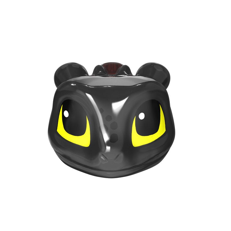 14oz Ceramic Sculpted Mug - Toothless, Dark Gray