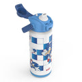 20oz Kids Straw Water Bottle - Stainless Steel Insulated - Modern Sonic