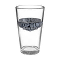 16oz Pint Glass with Multicolor Artwork - Top Gun Design