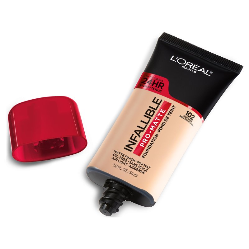 Long-Wear Pro-Matte Liquid Foundation - Oil-Free Medium to Full Coverage