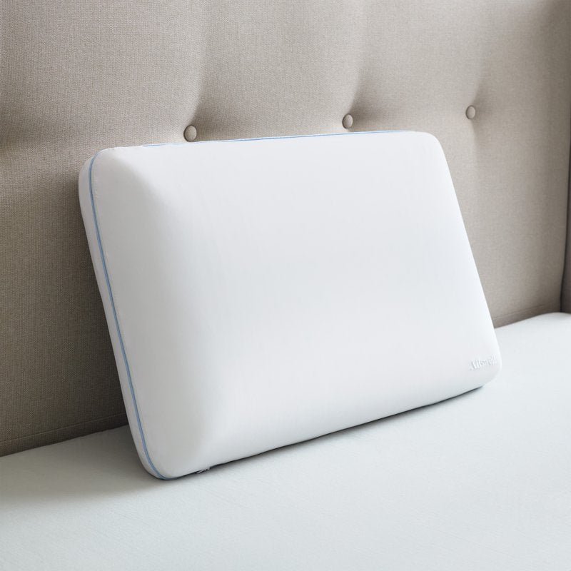 Gel-Infused Memory Foam Bed Pillow - Cooling Support, Queen Size