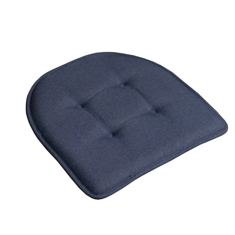 U-Shaped Memory Foam Chair Pad Cushion 4-Pack - Denim