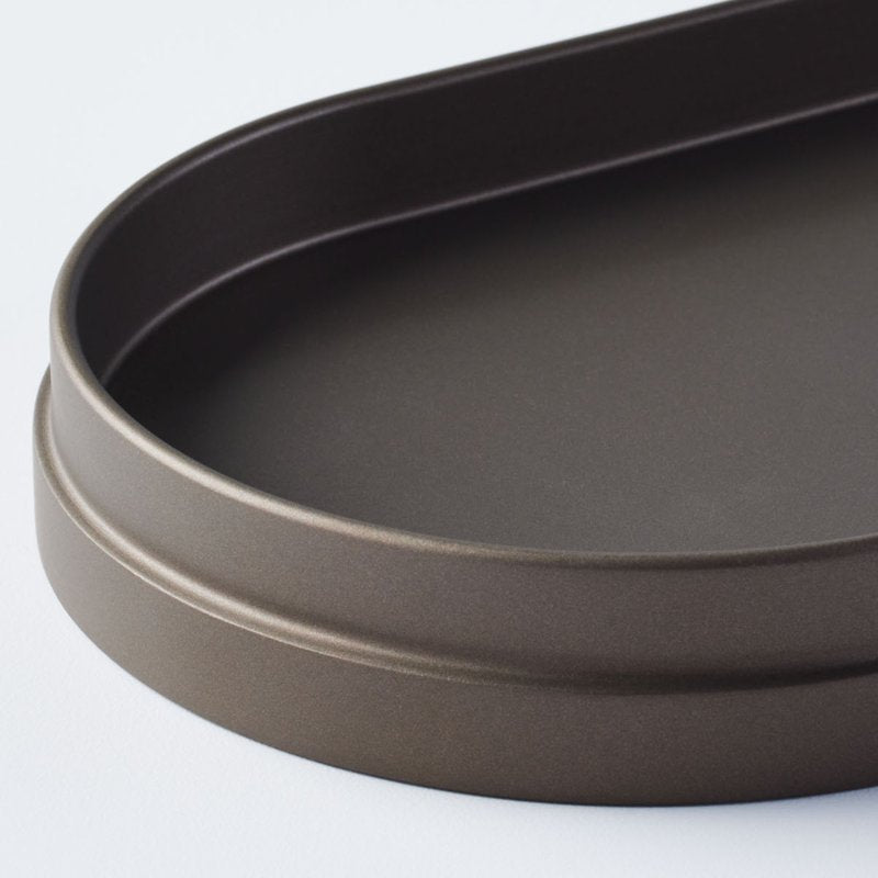 3 Pack Bronze Metal Accessory Tray for Home Organization