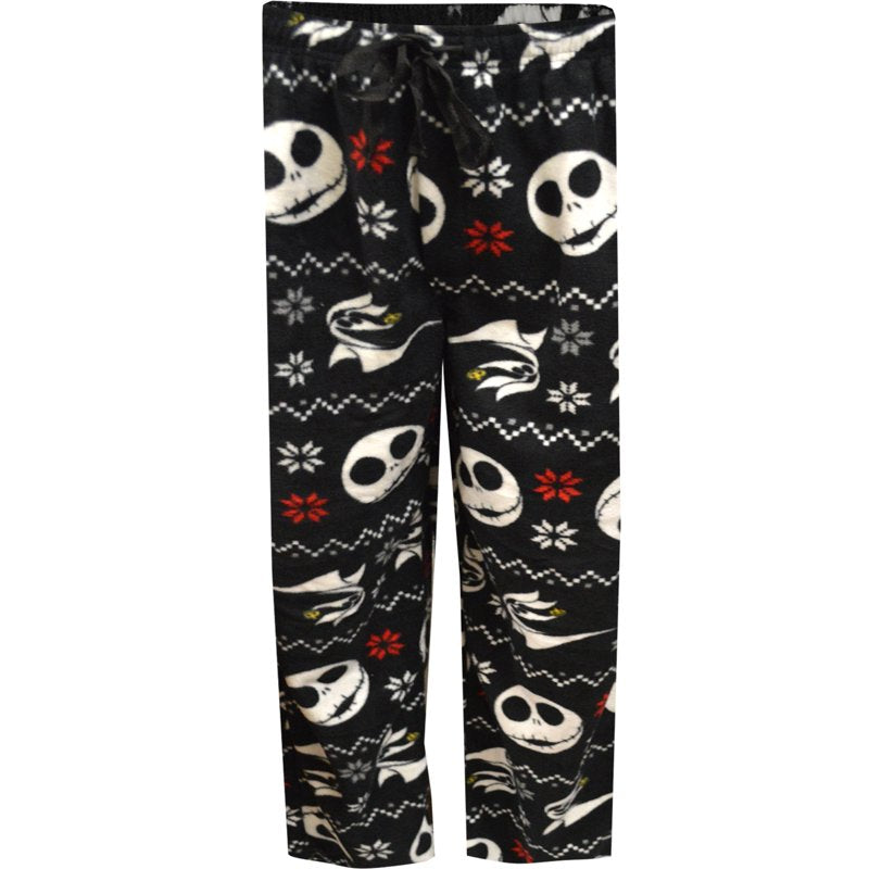 Men's Nightmare Before Christmas Jack Skellington and Zero Lounge Pants - Medium, Variation M