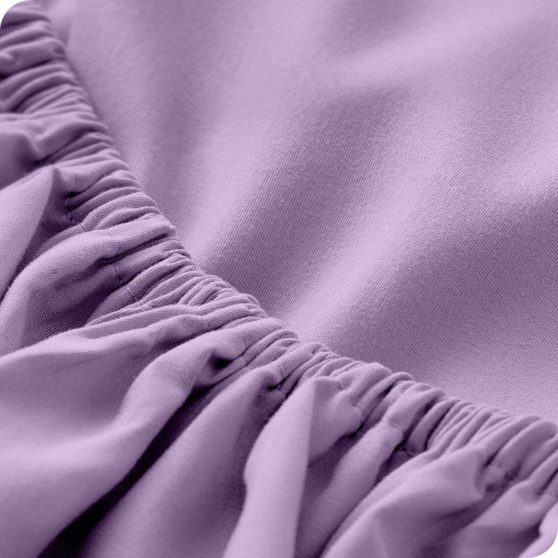 Lavender Microfiber Sheet Set with Deep Pockets - Queen, Wrinkle Resistant