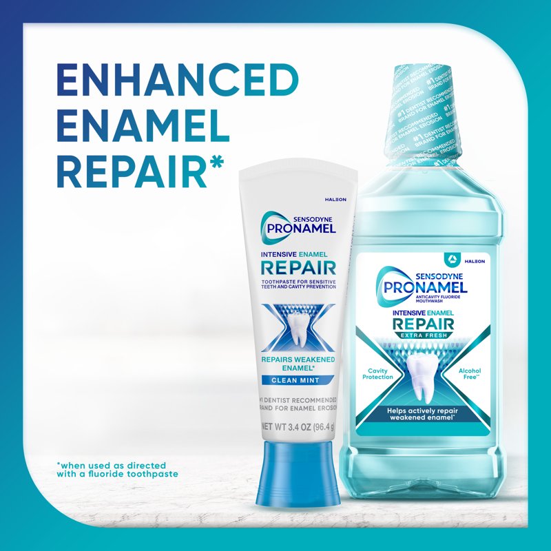 Enamel Repair Sensitive Toothpaste, Clean Mint, 3.4 oz