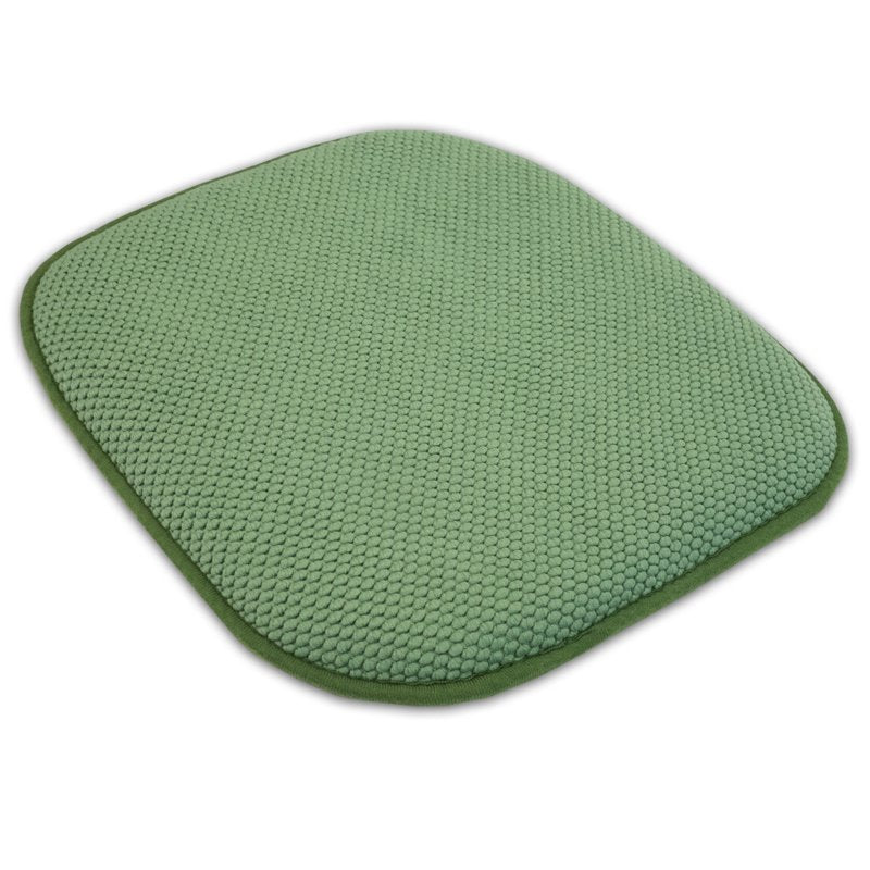 Memory Foam Chair Pads 16" x 16" - Non-Slip Back, 12-Pack Green