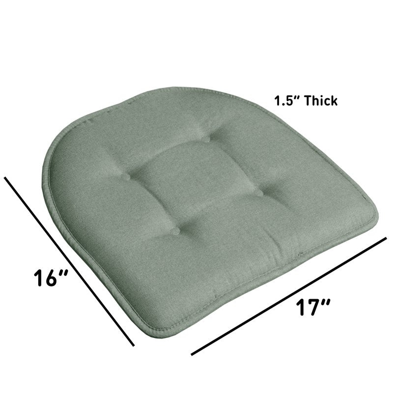 U-Shaped Memory Foam Chair Pad Cushion 12-Pack - Scuba