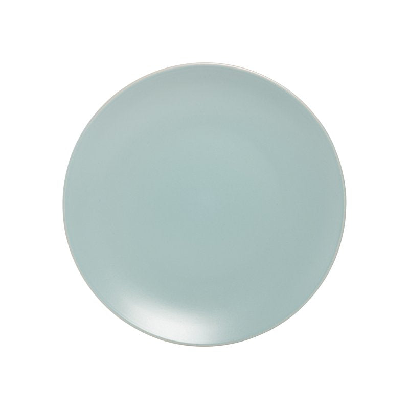 Coupe Salad Plates Set of 6 - 8.25" Matte Mineral Blue