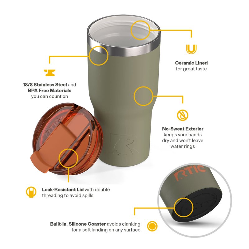 Insulated Ceramic-Lined Essential Tumbler - 20 oz Trailblazer