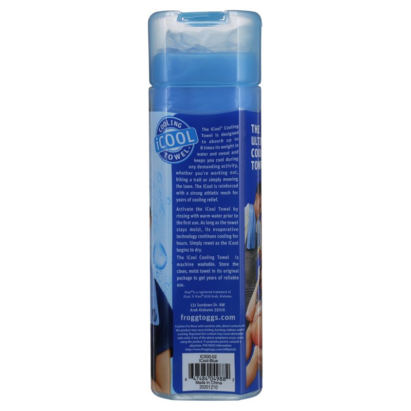 2 Pack Cooling Towel - Reusable PVA 26x17 Sky Blue Sports & Outdoor Cooling Towel - Lightweight & Washable