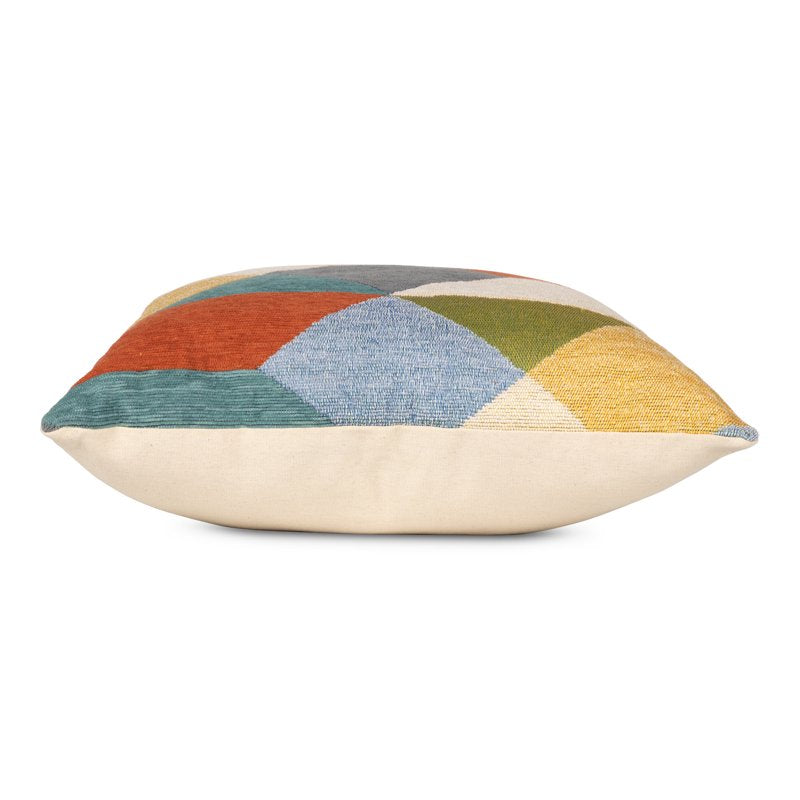 Mainstays Multicolor Geo Pattern Decorative Throw Pillow 18x18 - Set of 2