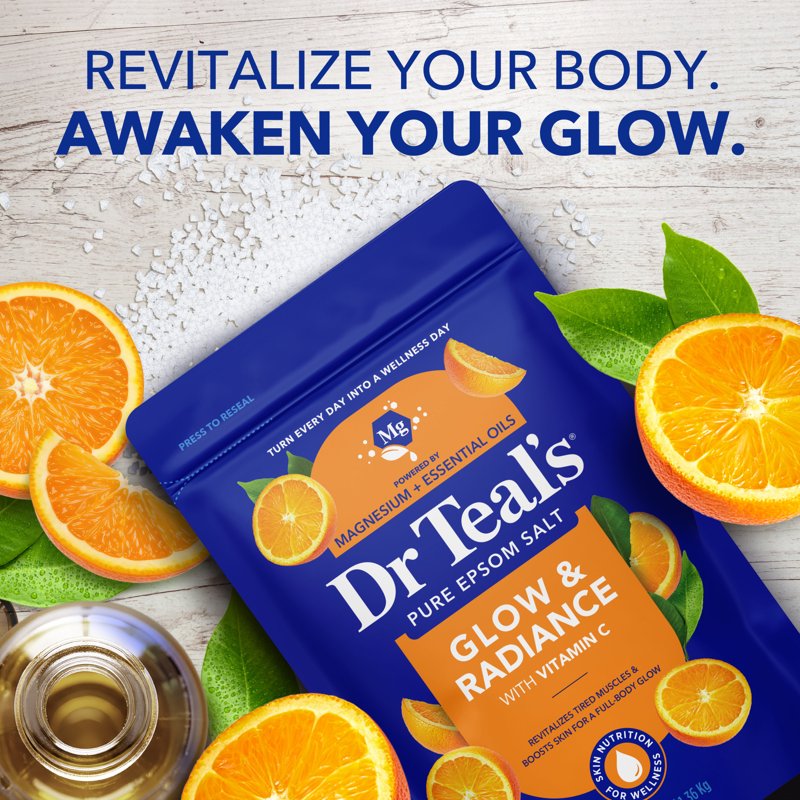 Epsom Salt Soak with Vitamin C & Citrus Oils - 3 lbs