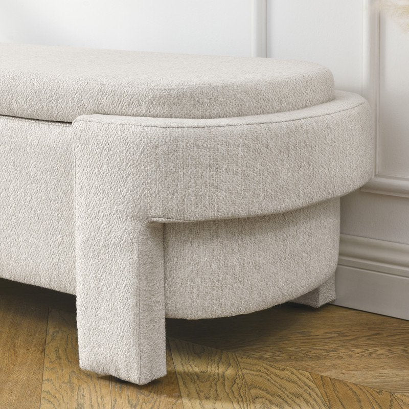 Large Storage Ottoman Bench with Hidden Compartment - 51.5"