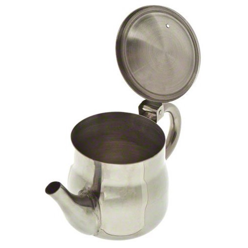 Gooseneck Tea Pot - Stainless Steel, 10 Fl. Ounces (1 - 2 Cups)