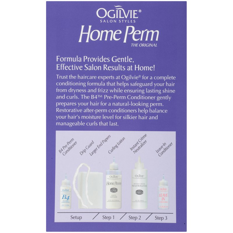 At-Home Hair Perm Kit for Color-Treated and Delicate Hair
