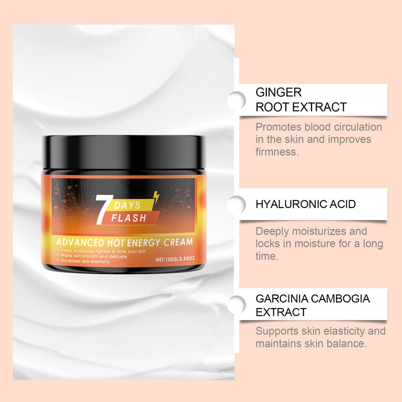 Ginger Firming Body Cream - 3.53oz Sweat Care Massage Hot Cream