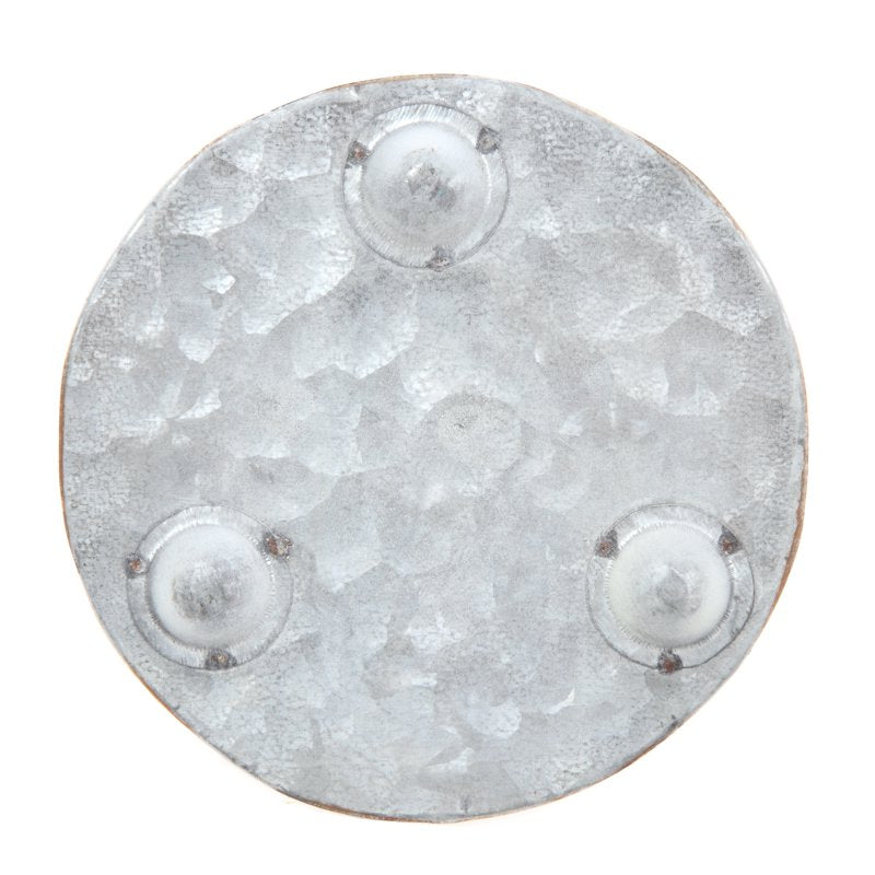 Farmers Market Metal Milk Jug Décor with Handles - 3 Pack, White