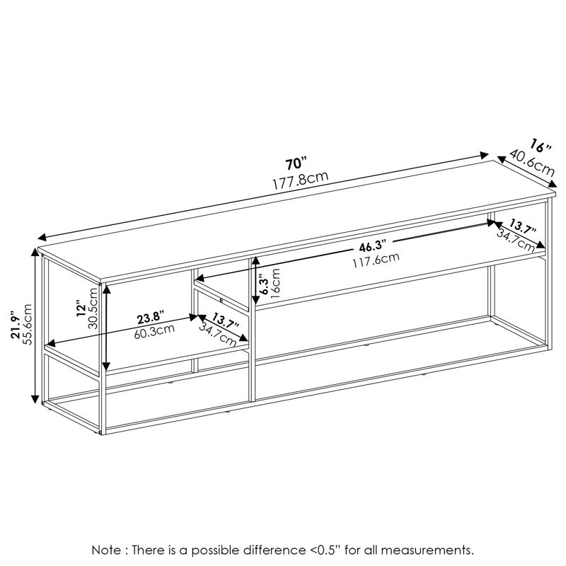Modern Lifestyle TV Stand for TVs up to 78 Inch - Multiple Colors