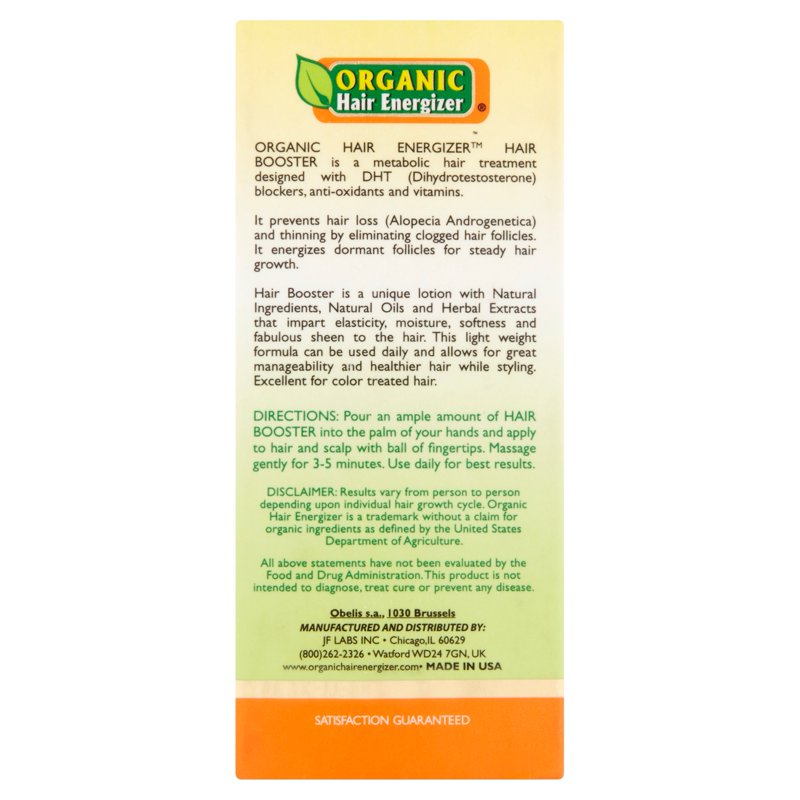 Hair Booster with Pro Vitamin B5 - Organic Treatment for All Hair Types