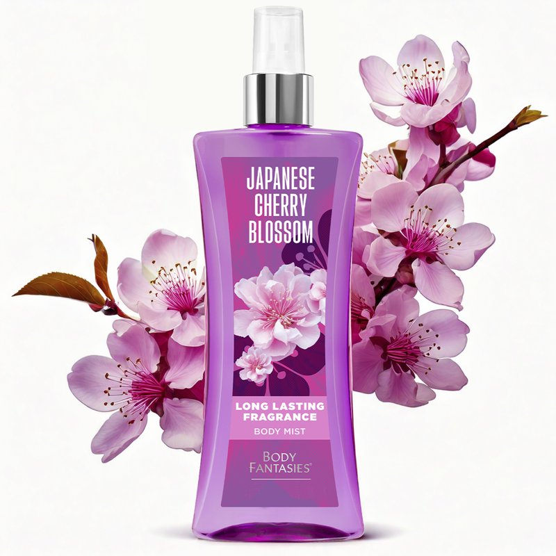 Japanese Cherry Blossom Fragrance Body Spray - Fruity & Floral Scent