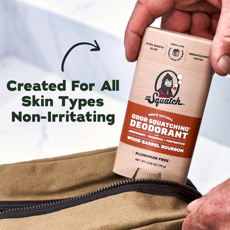 Natural Aluminum-Free Deodorant for Men - Odor Control with Shea Butter