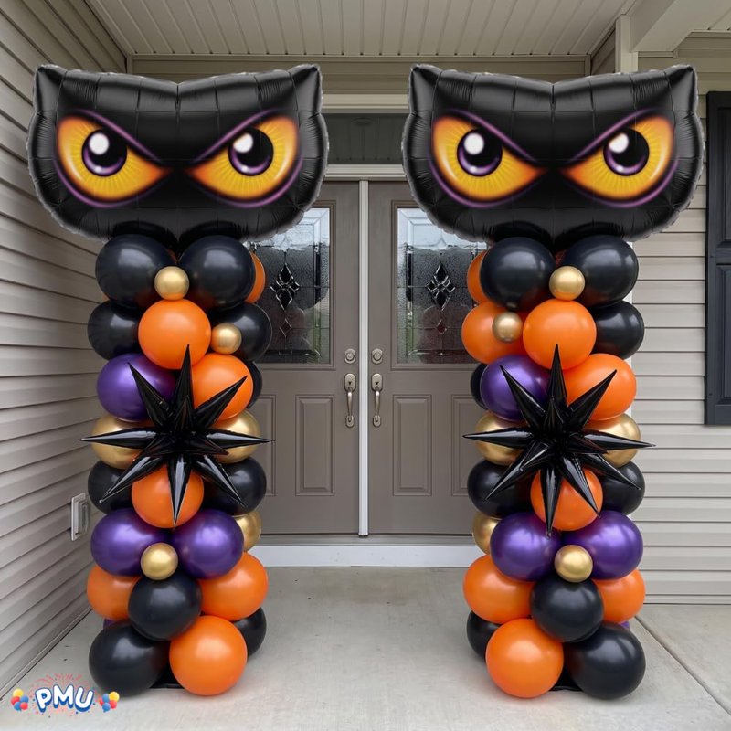 Halloween Spooky Eyes Mylar Balloon - 40 Inch Party Decoration, Package of 1