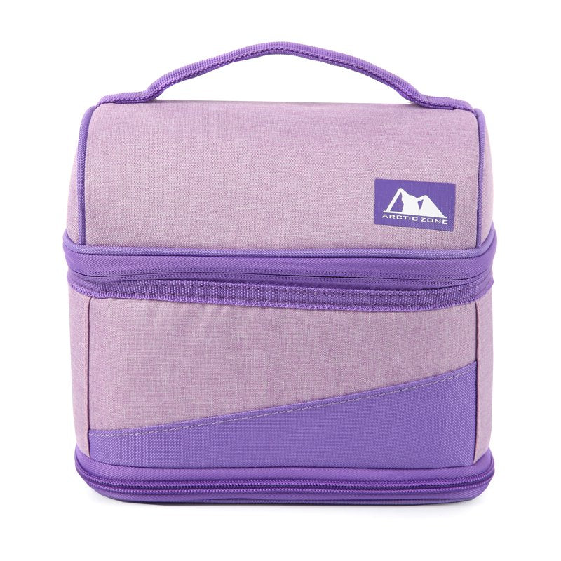 Expandable Lunch Box with Thermal Insulation & Ice Pack - Lavender