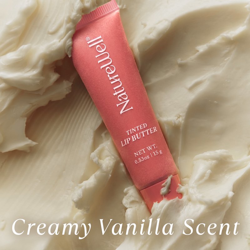 Tinted Lip Butter with Vitamin E & Shea Butter - Ultra-Hydrating Lip Care