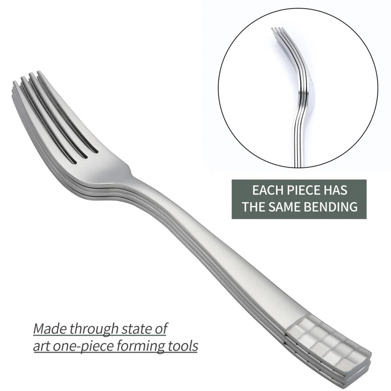 20-Piece Stainless Steel Flatware Set for 4 - Dishwasher Safe