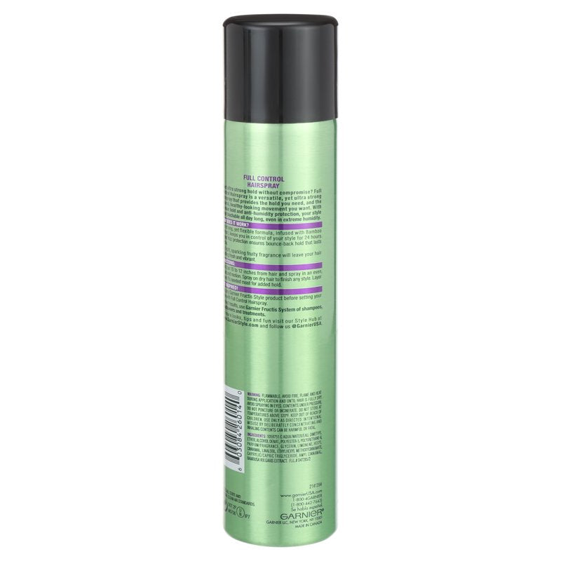Ultra Strong Hold Hairspray with Bamboo Extract - 24-Hour Frizz Control