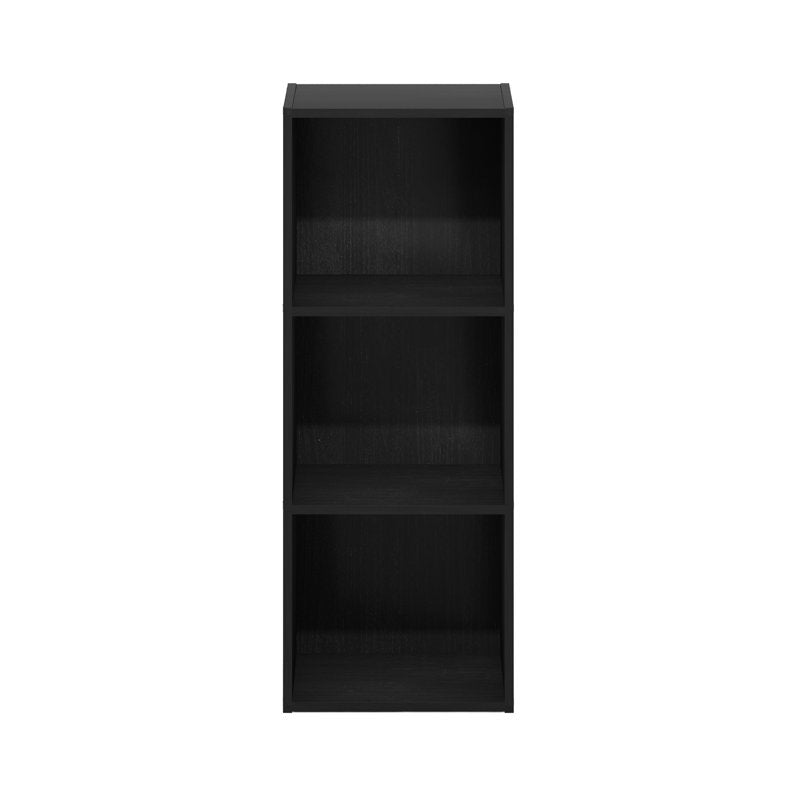 3-Tier Open Shelf Bookcase - No Tool Assembly, Multiple Finishes