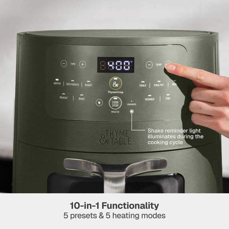 6QT Air Fryer with ThymeCrisp™ Technology - Dusty Moss