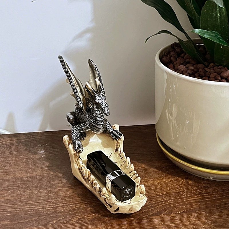 Resin Boat Sculpture with Storage - Minimalist Asian Home Decor - A30 Halloween Indoor Variation