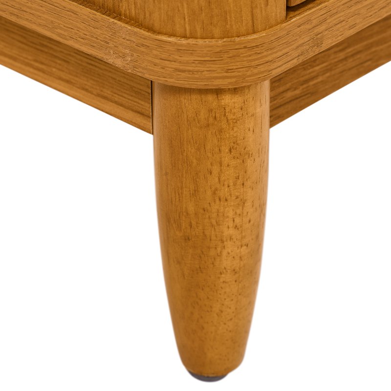 Springwood Bookcase with Doors - Light Honey Finish