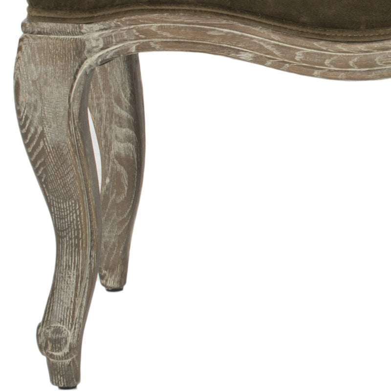 Traditional Glam Tufted Bench - Spruce Upholstered