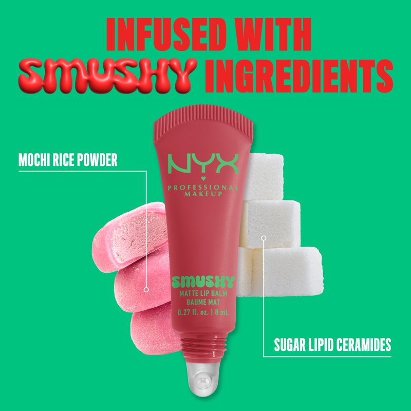 Matte Lip Balm - Vegan Lightweight Moisturizing Formula with 12 Shades