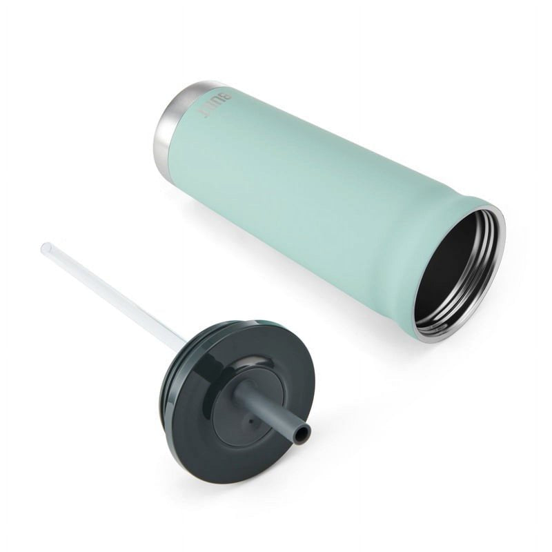 24 oz Stainless Steel Insulated Tumbler with Straw - Mint