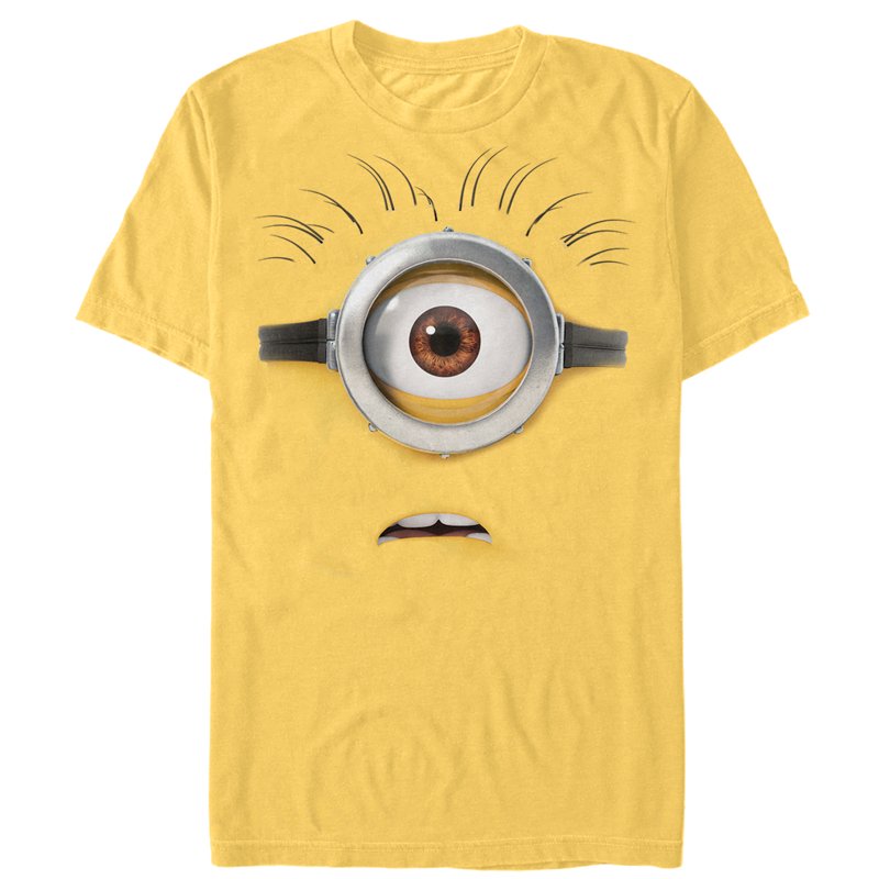 Men's Despicable Me Minion Banana Graphic T-Shirt Large - Variation L